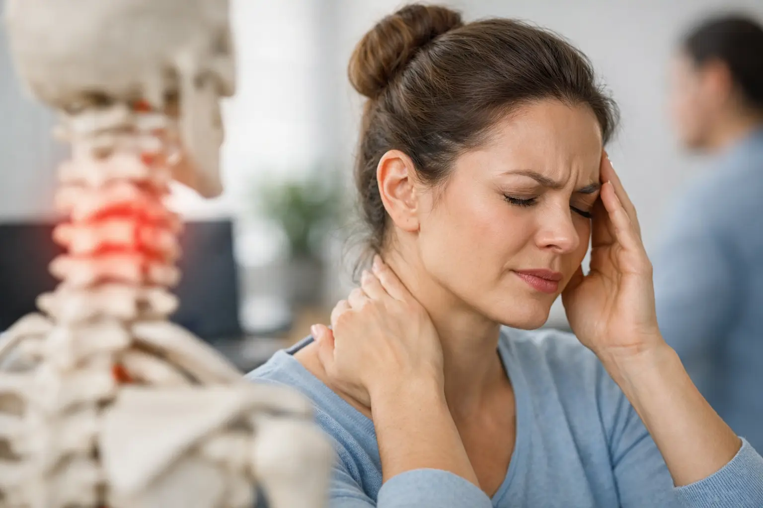 Migraña cervical y postura: qué relación tienen
