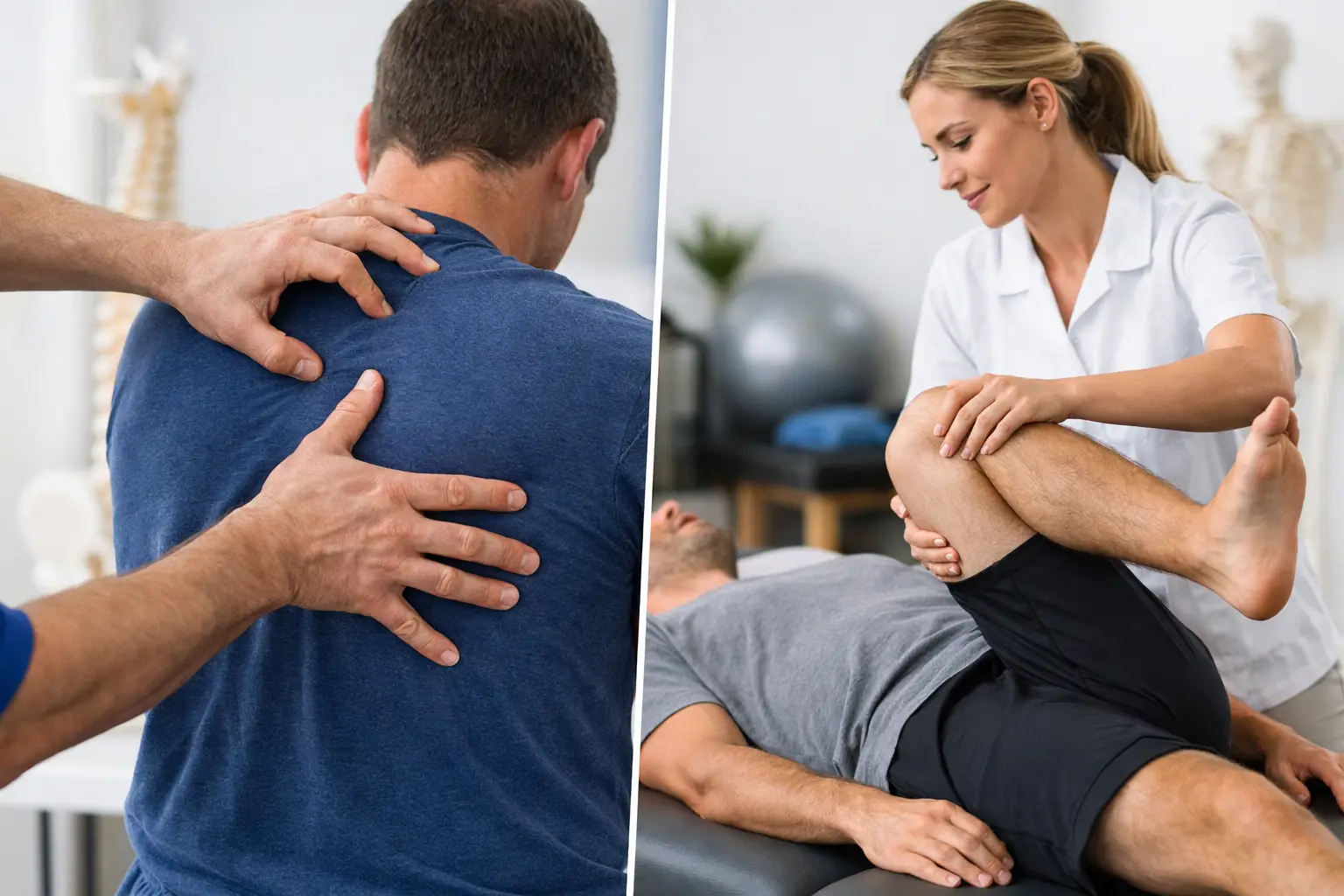 Quiropráctica o fisioterapia columna: qué elegir