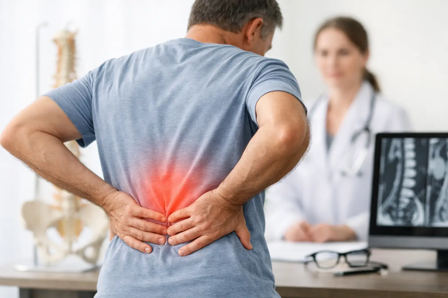 7 causas de dolor lumbar y cuándo revisarlas