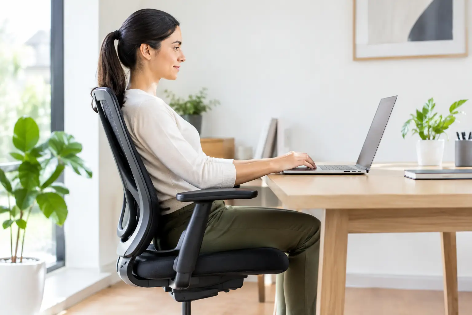 Mejores posiciones para trabajar sentado sin dolor
